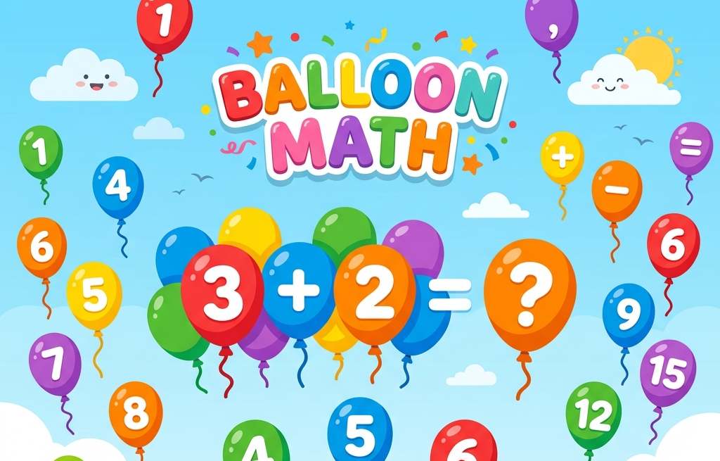 Balloon Maths game